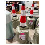 (20) Safety Traffic Cones, 15in x 27in