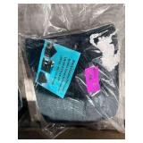 Black Outdoor Patio Fabric Screen Cover, 65.62ft x 6.56ft