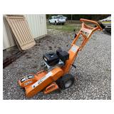 2024 Powerking Stump Grinder with Extra Set of Teeth and Trailer Hitch  Located on the Main Yard