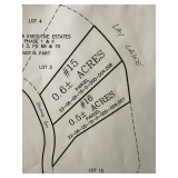 Waterfront development lot.  0.5 acres, more or less.