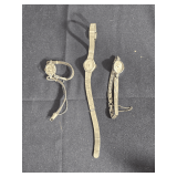 Lot - (3) Assorted 10k White Gold and GF Watches