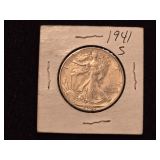 1941-S Walking Liberty Half Dollar