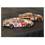 Lot - (2) Action Racing #20 Tony Stewart Monte Carlo 1:24 Scale Diecast Model Cars