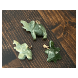 Lot - (3) Jade Pendants