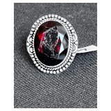 Garnet Ring - Size: 7