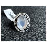 Rose Quartz Ring - Size: 8