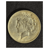 1924 Peace Silver Dollar