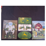 Lot - (5) Assorted Metal John Deere Signs