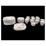 Lot - Vintage Mikasa Continental 'Silk Flowers' Dishes