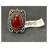 Garnet Ring - Size: 6