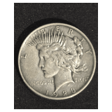 1923 Peace Silver Dollar