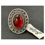 Garnet Ring - Size: 6