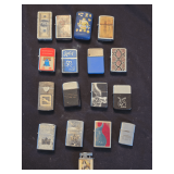 Lot - (17) Assorted Lighters