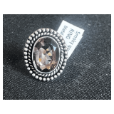 Smoky Quartz Ring - Size: 9