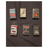 Lot - (6) Assorted Lighters