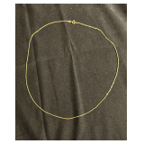 18k Yellow Gold 24' Chain Necklace