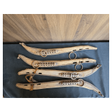 Lot - (2) Sets of Wooden Antique Hames