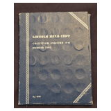 Lincoln Head Cent Book - Partially Filled