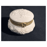 Round Porcelain Trinket Box