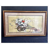Marad Wall-Decor Corp. Framed 'Flower Cart' Artwork by So Ryu