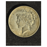 1924 Peace Silver Dollar
