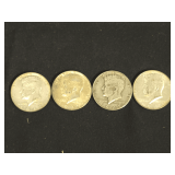 Lot - (4) Kennedy Half Dollars