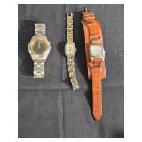 Lot - (3) Assorted Fossil Watches