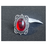 Garnet Ring - Size: 9