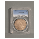 1886 Morgan Silver Dollar - PCGS MS63
