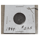 1889 Indian Head Penny