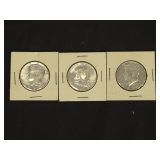 Lot - (1) Franklin Half Dollar and (2) Kennedy Half Dollars