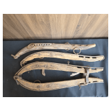 Lot - (2) Sets of Wooden Antique Hames