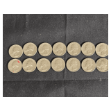 Lot - (14) 1965 to 1967 Quarters