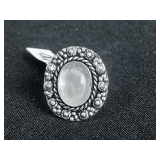 Rose Quartz Ring - Size: 9