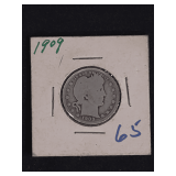 1909 Barber Quarter