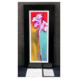 Limited Edition Signed 'Blushing Bouquet' Painting Die Sublimation on Aluminum by Alfred Gockel