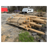 Untreated Wood Posts, Assorted Diameters and Lengths