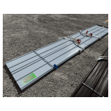 (70) Pcs White Metal Roof Panels, 16ft Long x 3ft Wide