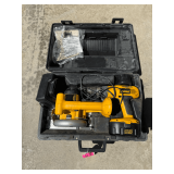 Dewalt DW936 5-3/8in Trim Saw and DW995 Adjustable Clutch Cordless 1/2in VSR Drill with Charger and (2) Batteries in Case