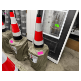 New Safety Traffic Cones, 27in Tall
