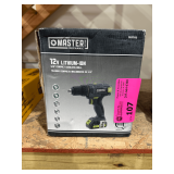 New Master Mechanic 12 Volt 3/8 Cordless Drill with Battery and Charger