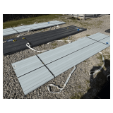 (30) Pcs White Metal Roof Panels, 12ft Long x 3ft Wide