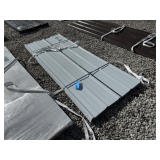 (70) Pcs White Metal Roof Panels, 8ft Long x 3ft Wide