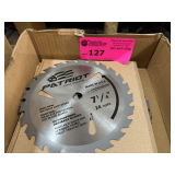 (15) New Patriot 7-1/4 x 24 Made in USA Circular Saw Blades