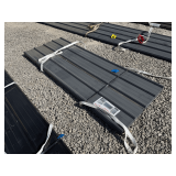 (70) Pcs Grey Metal Roof Panels, 8ft Long x 3ft Wide