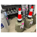 New Safety Traffic Cones, 27in Tall