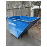 Rolling Industrial Hopper Bin