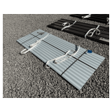 (30) Pcs White Metal Roof Panels, 8ft Long x 3ft Wide