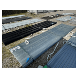 (30) Pcs Polycarbonate Roof Panels in Clear, 12ft Long x 3ft Wide