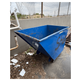 Rolling Industrial Hopper Bin
